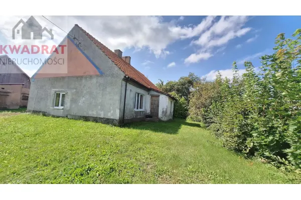 Elbląg, Modrzewiowa, Działka na Dąbrowie z domem do remontu