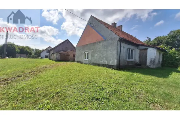 Elbląg, Modrzewiowa, Działka na Dąbrowie z domem do remontu